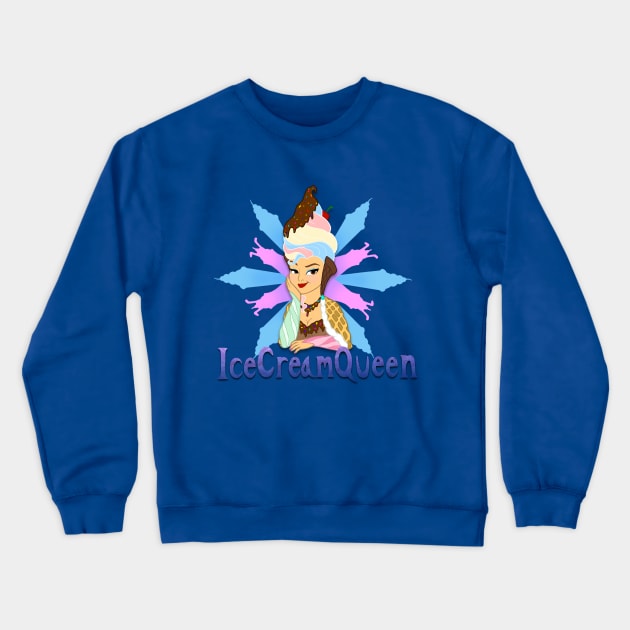 The Ice Cream Queen Crewneck Sweatshirt by ToyboyFan